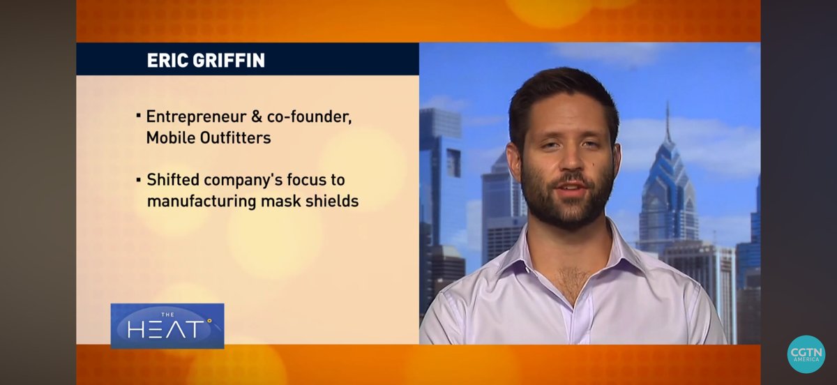 Griff on CGTN's The Heat